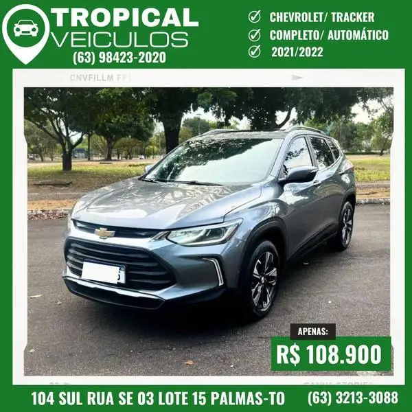 Carro Chevrolet Tracker 2022 1.0 Turbo (Aut) (Flex) (PCD)