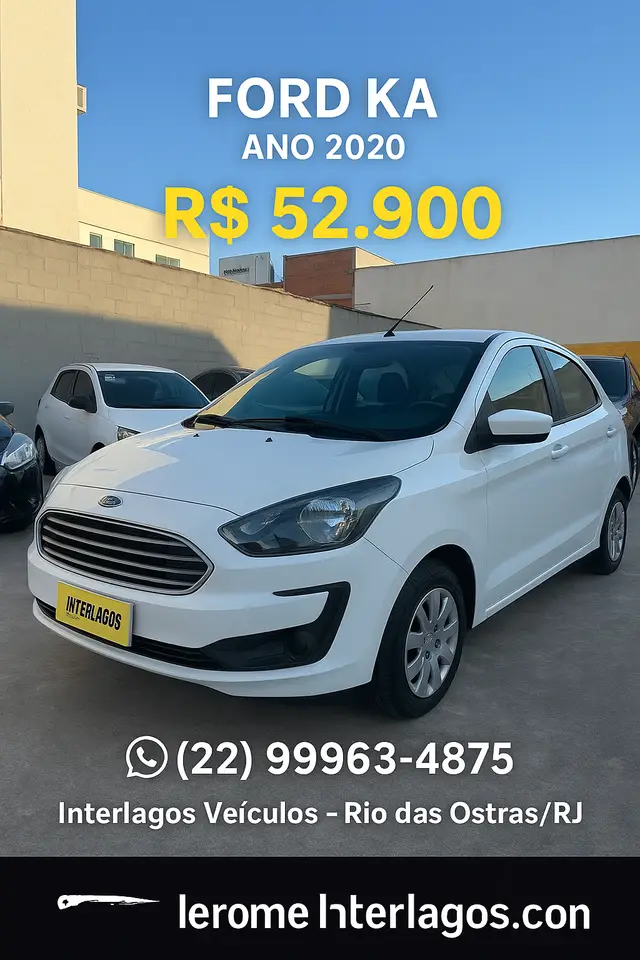 Carro Ford Ka Sedan 2020 SE Plus 1.5 12v (Flex)