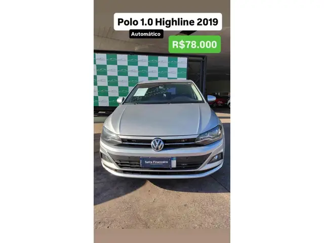 Carro Volkswagen Polo 2019 1.0 200 TSI Highline (Aut) (Flex)