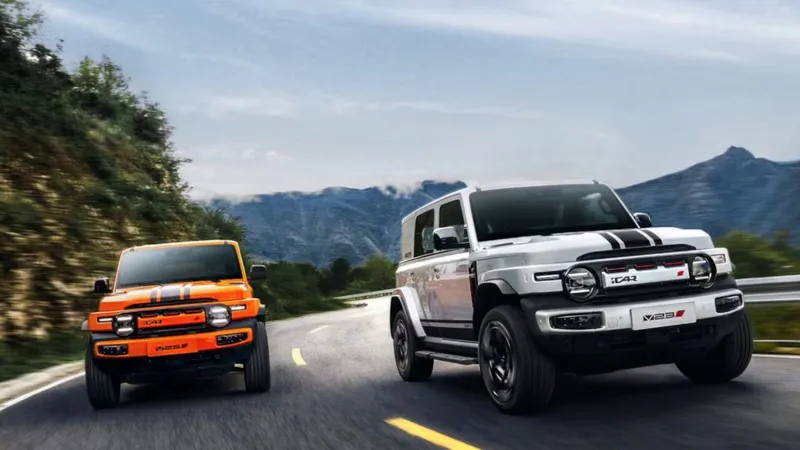 Chery iCar V23 é mini G63 que está no Guinness por recorde em subida