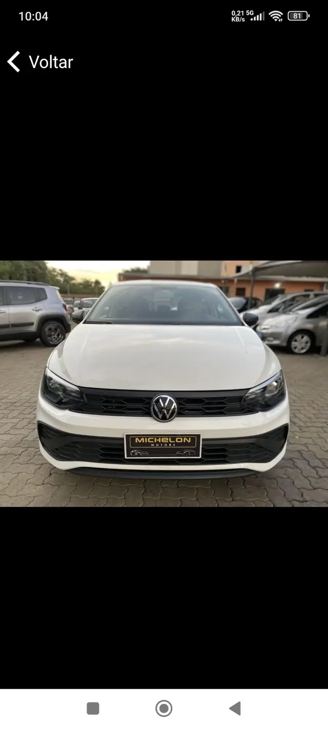 Carro Volkswagen Polo 2024 Track 1.0 Flex 12V 5p