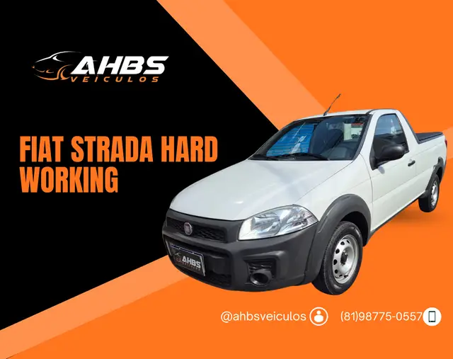 Carro Fiat Strada 2019 Hard Working 1.4 (Flex) (Cabine Simples)