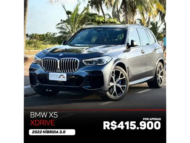 Carro BMW X5 2022 xDrive45e M Sport 3.0 Híbrido (Aut)