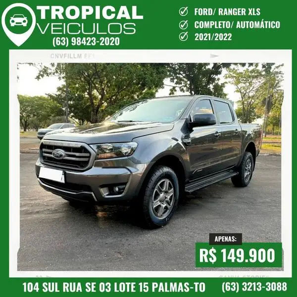 Carro Ford Ranger Cabine Dupla 2022 Ranger Black 2.2 4x2 CD Diesel Aut.