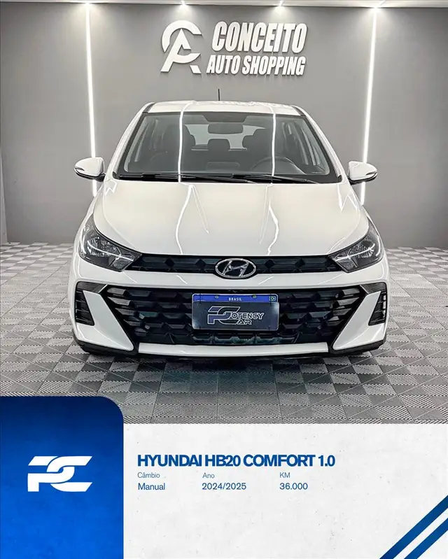 Carro Hyundai HB20S 2025 Comfort Plus 1.0