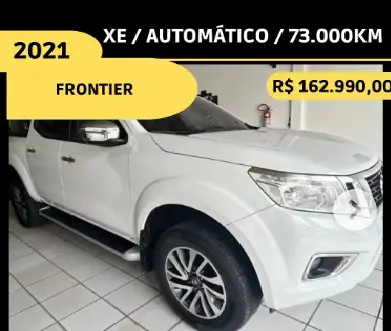 Carro Nissan Frontier 2021 2.3 TD CD XE 4x4 (Aut)