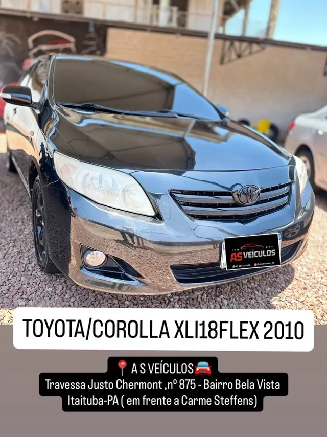 Carro Toyota Corolla 2010 Sedan XLi 1.8 16V (flex)