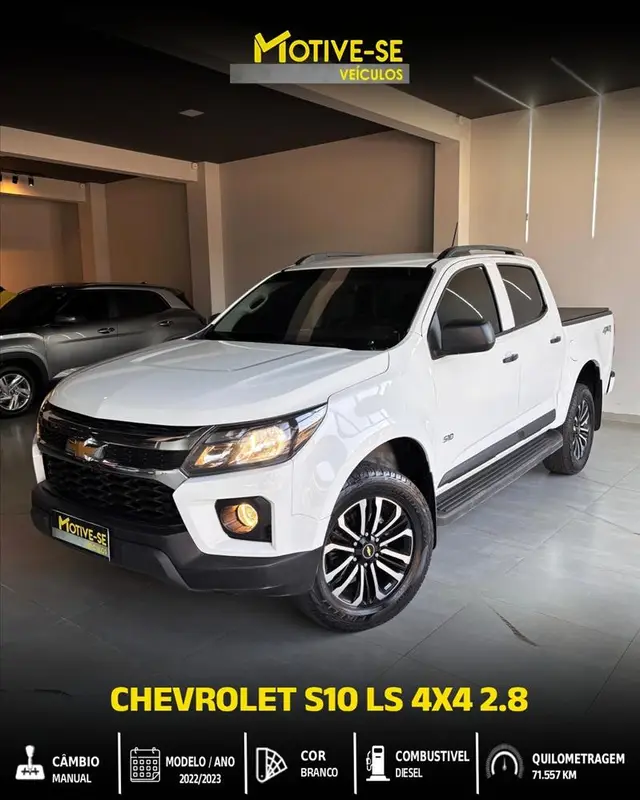 Carro Chevrolet S10 Cabine Dupla 2023 LS 2.8 Turbodiesel