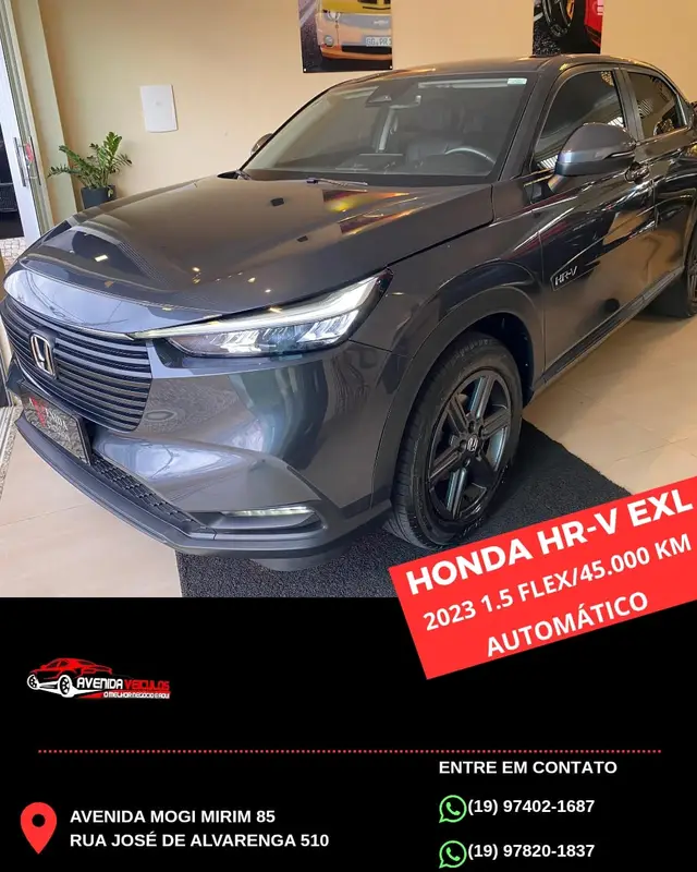 Carro Honda HR-V 2023 EXL 1.5 I-VTEC CVT