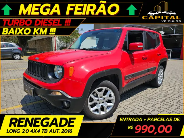 Carro Jeep Renegade 2016 Longitude 2.0 TDI 4x4 (Aut)