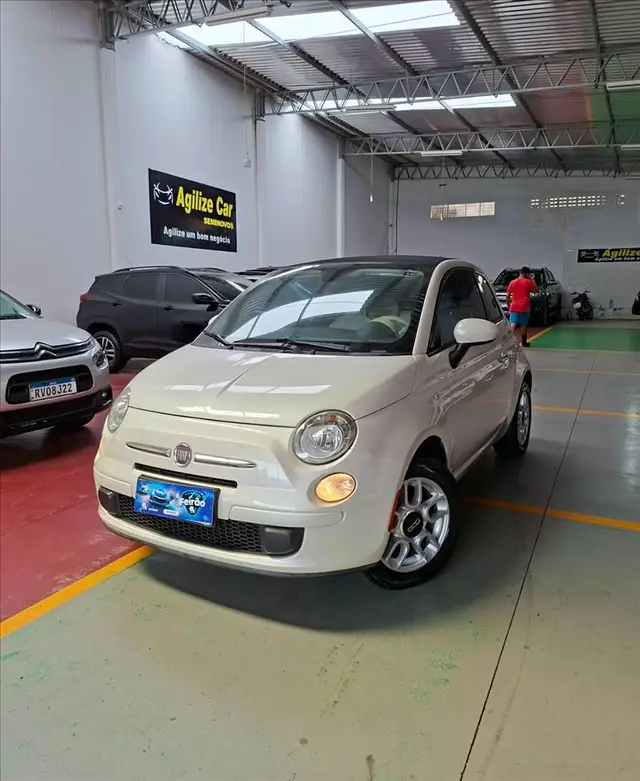 Carro Fiat 500 2015 Cabrio 1.4 Multiair (Aut)
