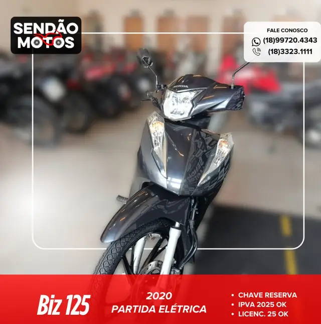 Moto Honda Biz 125 2020 Flex