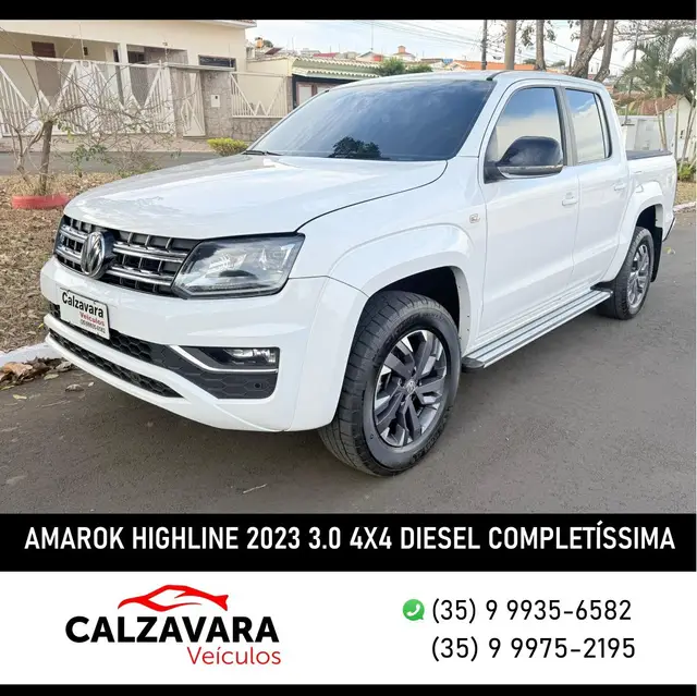 Carro Volkswagen Amarok 2023 Highline 3.0 CD 4x4 TDi (Aut)
