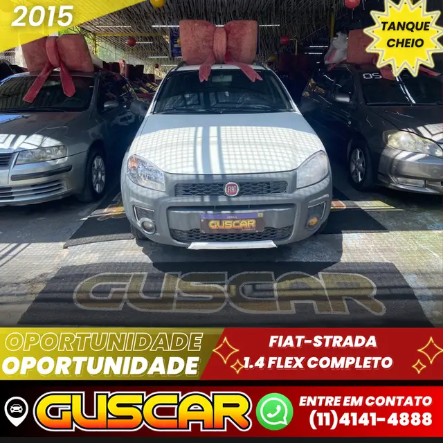 Carro Fiat Strada 2015 Working 1.4 (Flex) (Cabine Dupla)