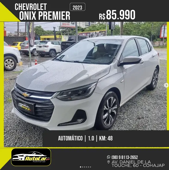 Carro Chevrolet Onix 2023 1.0 Turbo (Aut.)