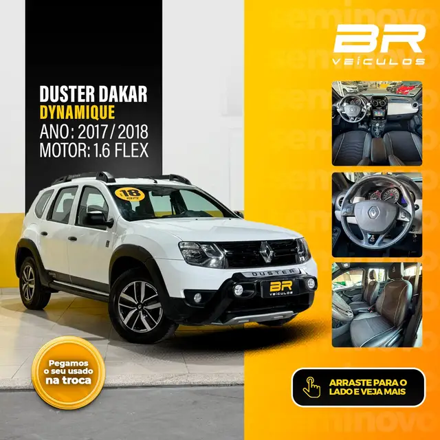 Carro Renault Duster 2018 1.6 16V Dynamique (Flex)