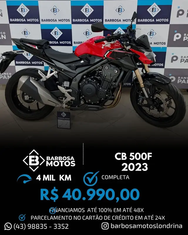 Moto Honda CB 500F 2023 (ABS)