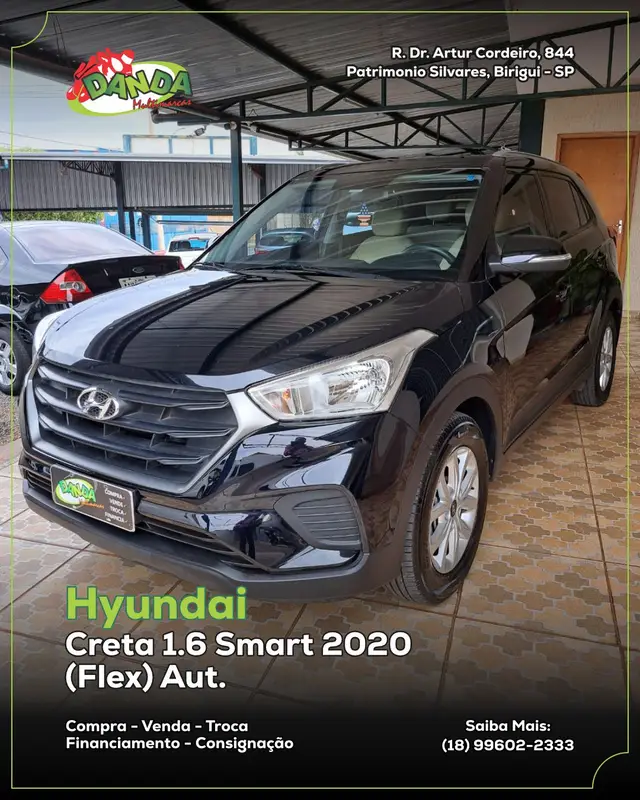 Carro Hyundai Creta 2020 Attitude 1.6 (Aut) (Flex) (PCD)