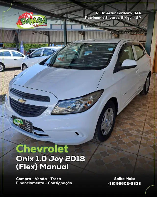 Carro Chevrolet Onix 2018 1.0 Joy SPE/4