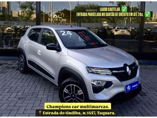 Carro Renault Kwid 2024 Intense 1.0 12v SCe (Flex)