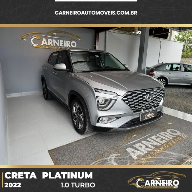 Carro Hyundai Creta 2022 Platinum 1.0 Turbo (Aut) (Flex)