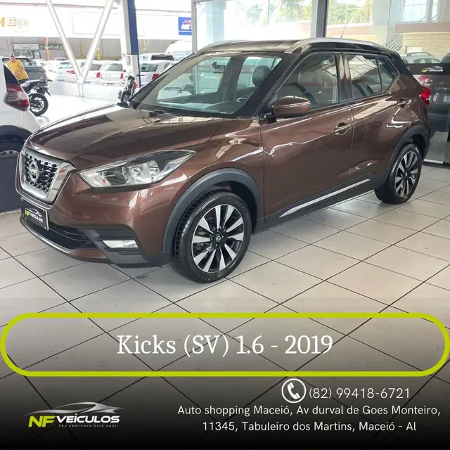 Carro Nissan Kicks 2019 1.6 SV CVT (Flex)