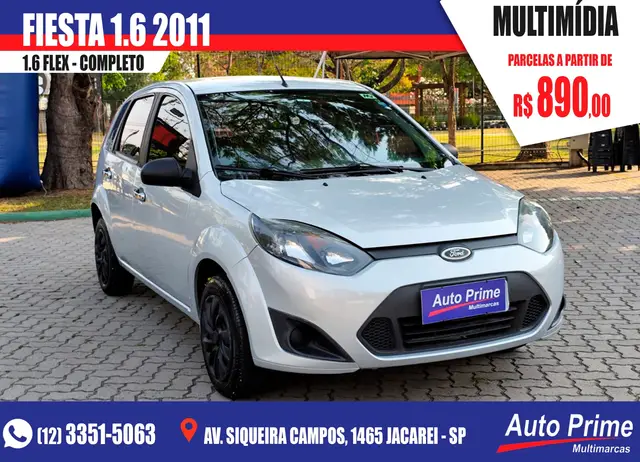 Carro Ford Fiesta Hatch 2011 1.6 (Flex)