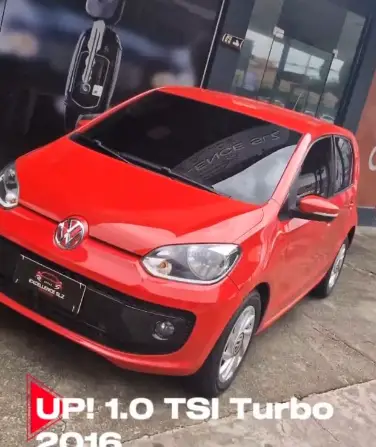 Carro Volkswagen Up! 2016 1.0 12v TSI E-Flex Red