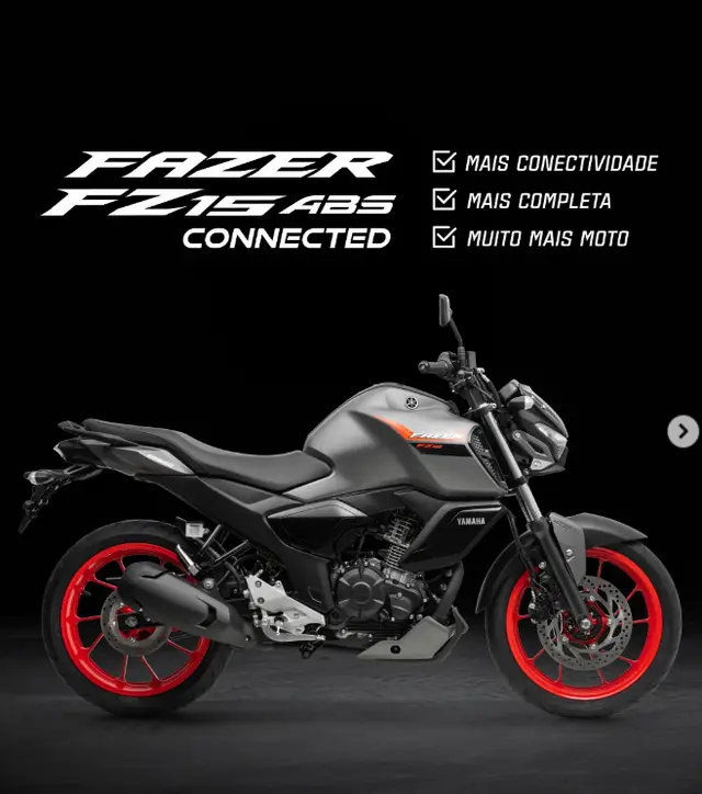 Moto Yamaha Fazer FZ15 2025 Connected