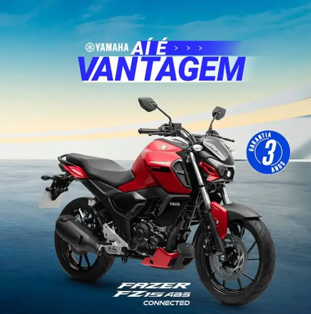 Moto Yamaha Fazer FZ15 2025 Connected