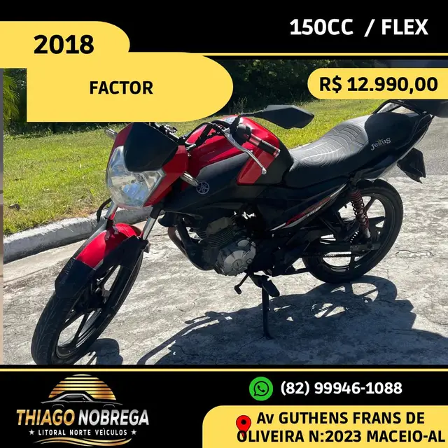 Moto Yamaha YBR 150 Factor 2018 ED (Flex)