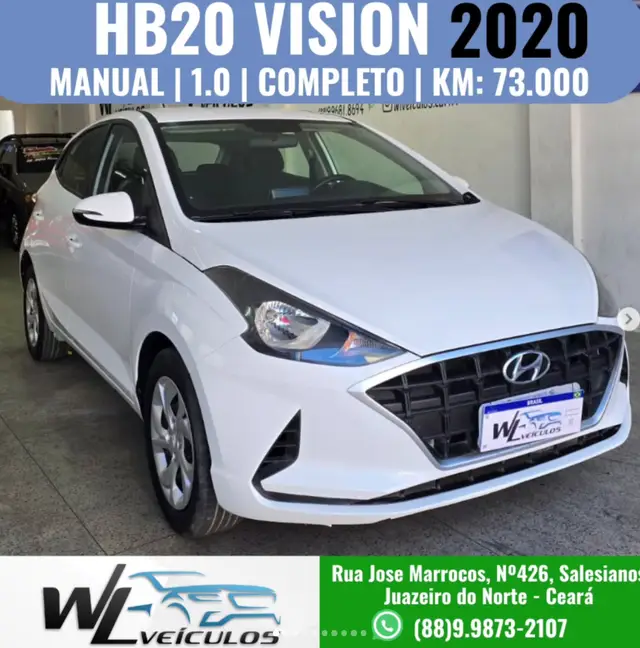 Carro Hyundai HB20 2025 Comfort 1.0 TGDI (Mec.)
