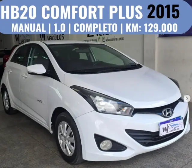 Carro Hyundai HB20 2025 Comfort Plus 1.0 (Mec.)
