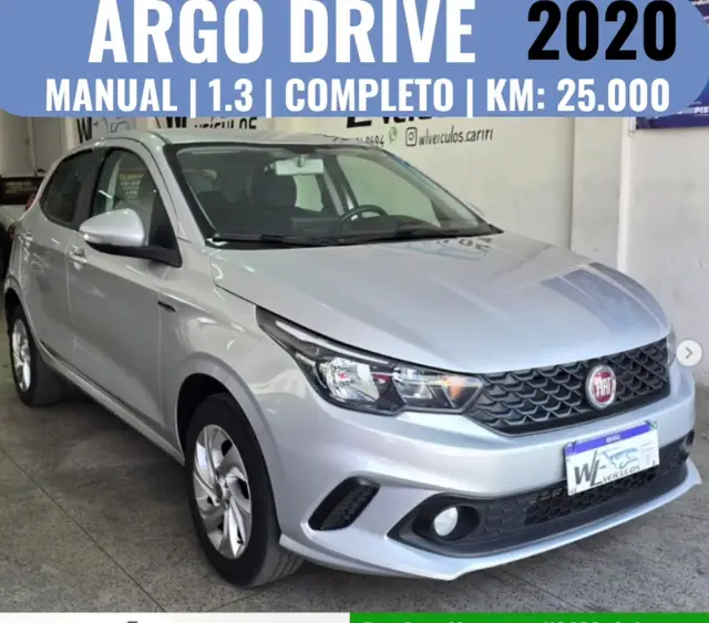 Carro Fiat Argo 2025 Trekking 1.3