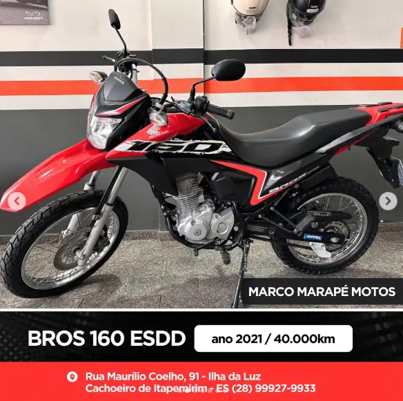Moto Honda NXR 160 2021 Bros ESDD