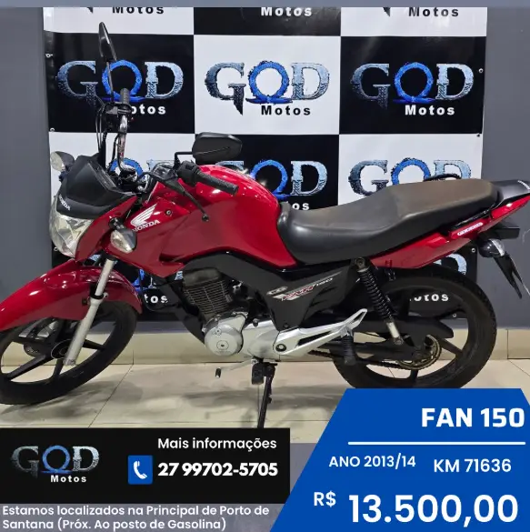 Moto Honda CG 150 2014 Fan ESDi