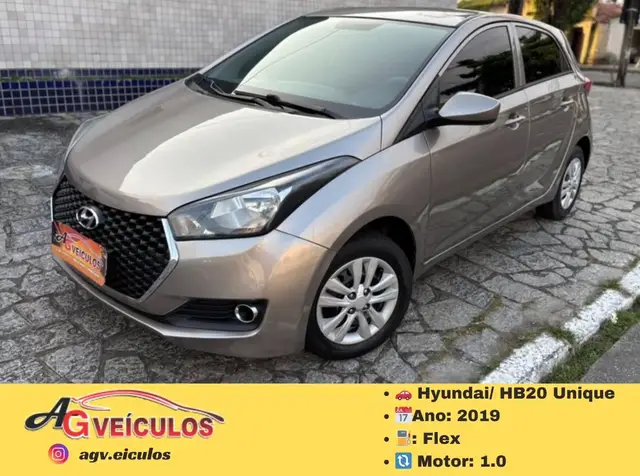 Carro Hyundai HB20 2019 1.0 Unique (Flex)