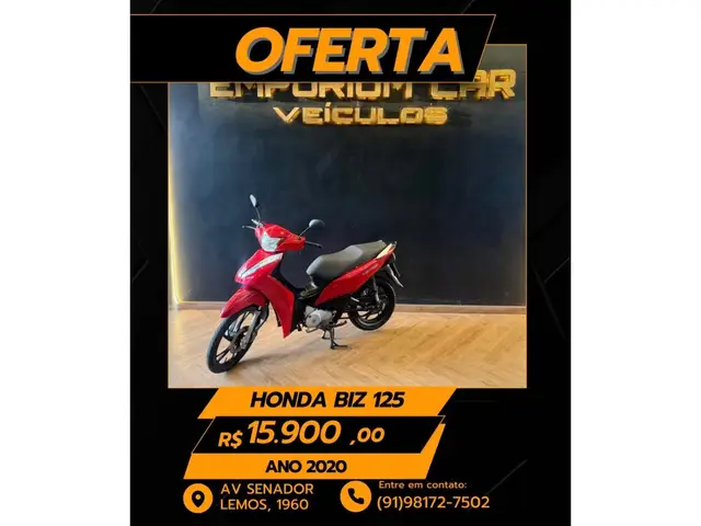 Moto Honda Biz 125i 2020 Flex