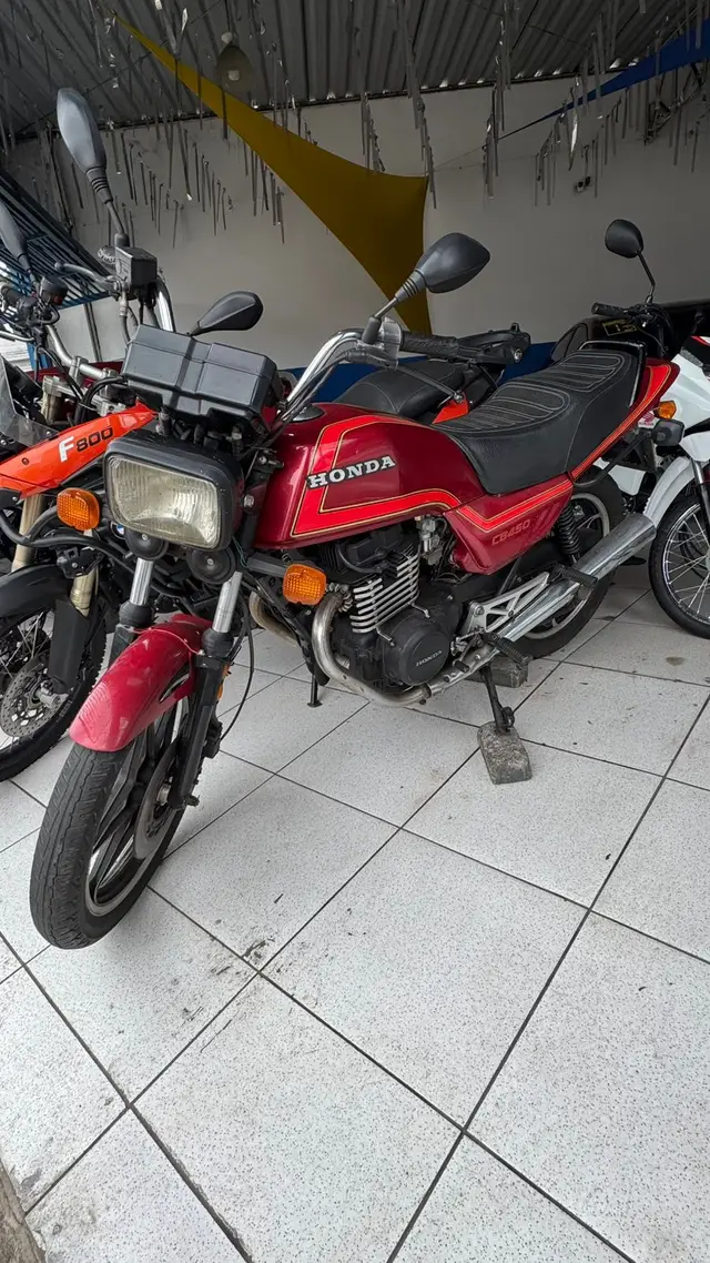 Moto Honda CB 450 1985 Custom