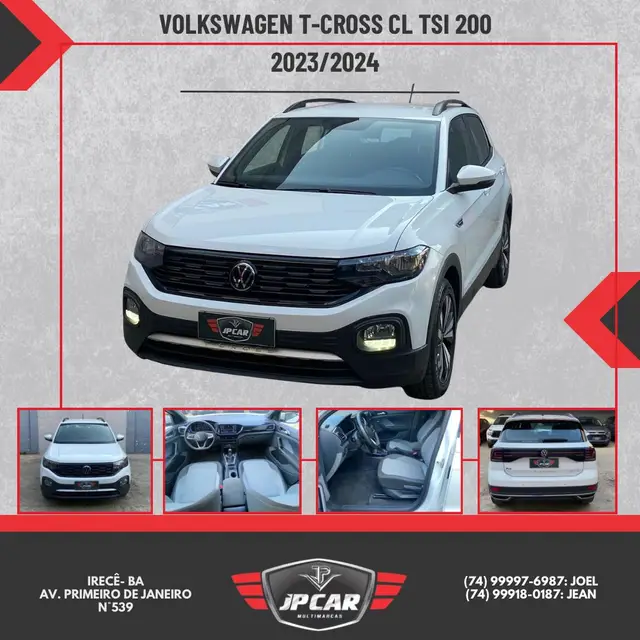 Carro Volkswagen T-Cross 2024 1.0 200 TSI Comfortline (Aut) (Flex)