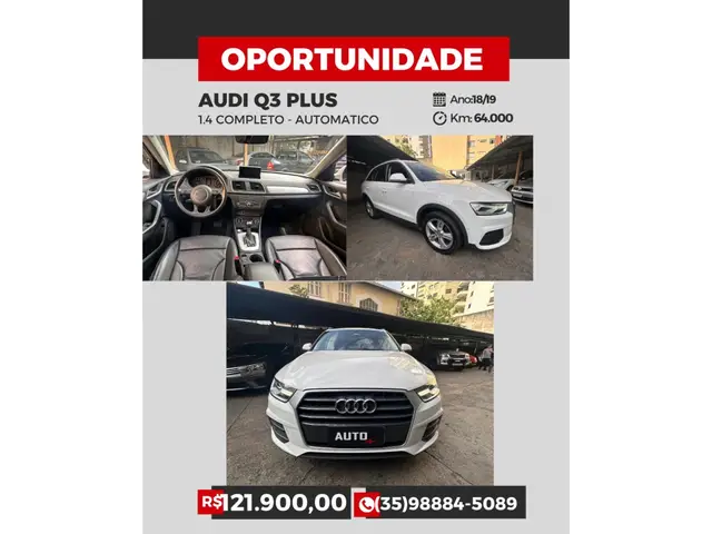 Carro Audi Q3 2019 1.4 TFSI Black Edition S Tronic (Flex)
