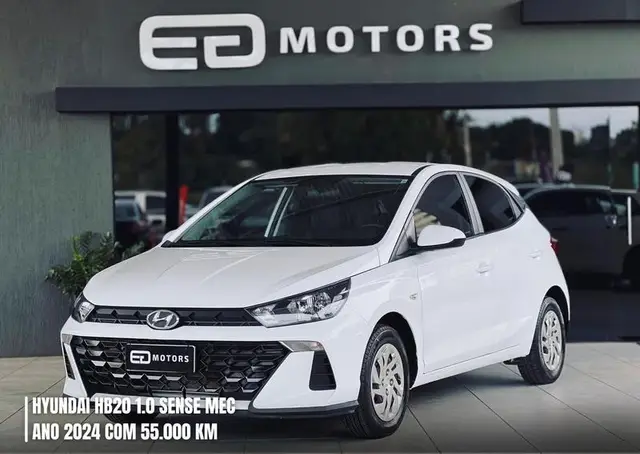 Carro Hyundai HB20 2024 Sense 1.0 (Mec.)