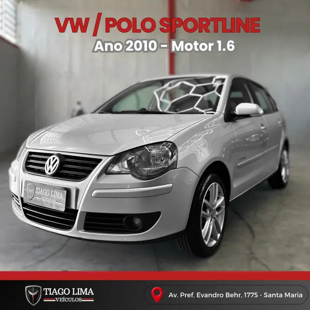 Carro Volkswagen Polo 2010 Hatch. Sportline 1.6 8V (Flex)