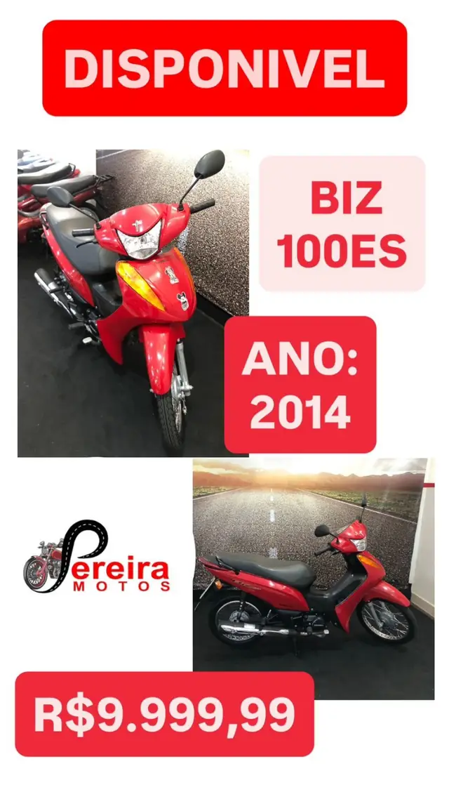 Moto Honda BIZ 100 2014 Biz 100 KS