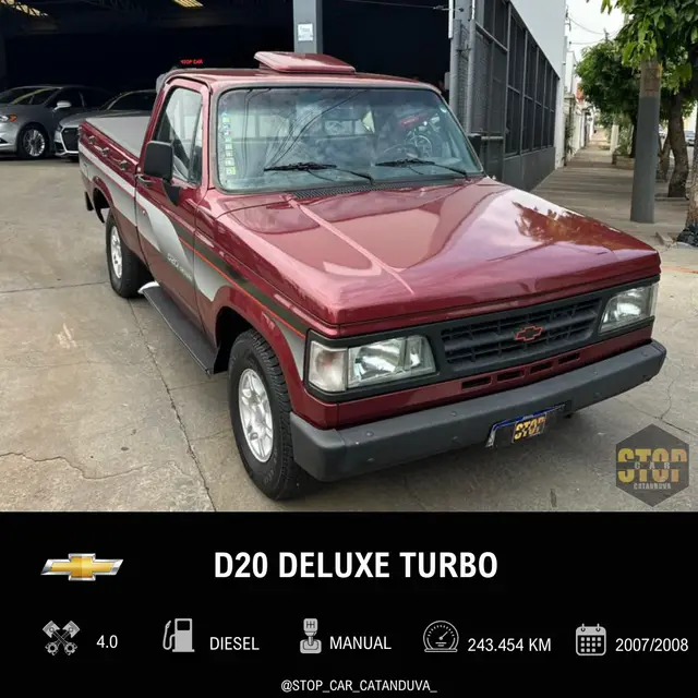 Carro Chevrolet D20 1996 Pick Up Conquest 4.0 (Cab Simples)