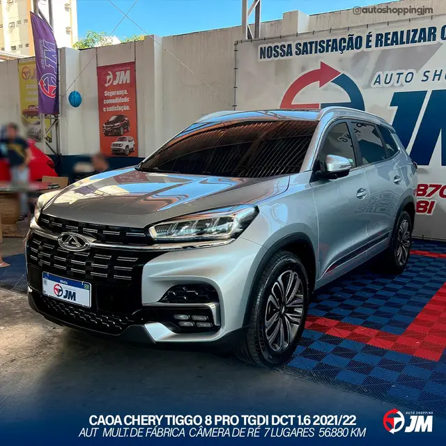 Carro CAOA Chery Tiggo 8 2022 TXS 1.6 Turbo GDI