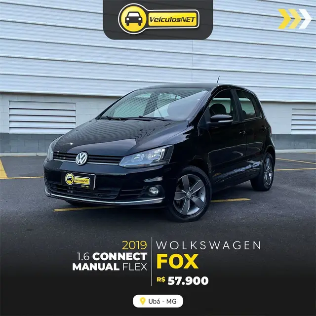 Carro Volkswagen Fox 2019 1.6 MSI Connect (Flex)