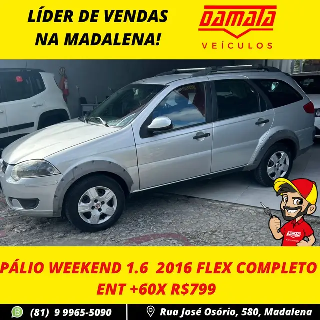 Carro Fiat Weekend 2016 Trekking 1.6 E.torQ (Flex)