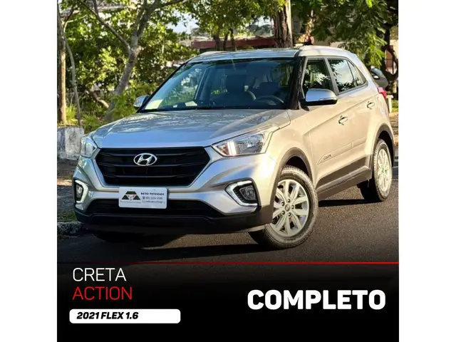 Carro Hyundai Creta 2021 Action 1.6 (Aut) (Flex)