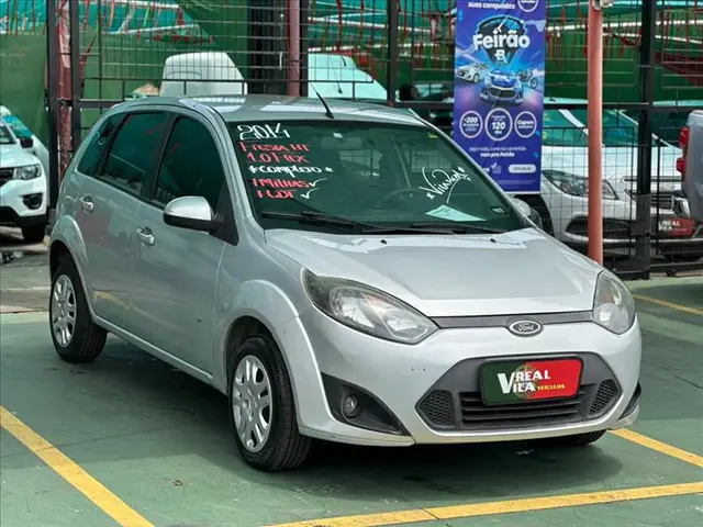 Carro Ford Fiesta Hatch 2014 SE 1.0 RoCam (Flex)